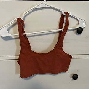 TWO colsie ribbed sports bras